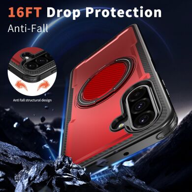 Чохол з кільцем-підставкою Reframe Grip MagSafe для Samsung Galaxy A26 (A266) - Black