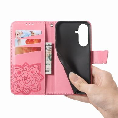 Чохол UniCase Butterfly Pattern для Samsung Galaxy A27 (A276) - Pink