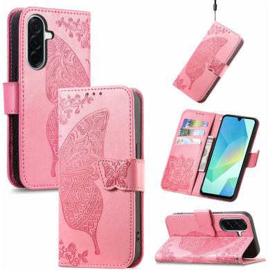Чохол UniCase Butterfly Pattern для Samsung Galaxy A27 (A276) - Pink