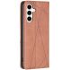 Чехол UniCase Geometric Pattern для Samsung Galaxy S23 FE - Brown. Фото 6 из 9