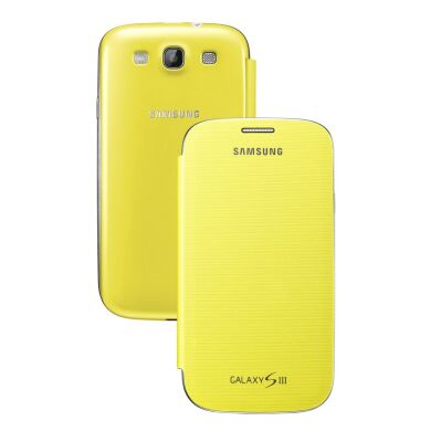 Flip cover Чехол для Samsung Galaxy S III (i9300) - Yellow