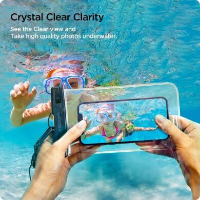 Комплект влагозащитных чехлов Spigen (SGP) Velo A601 Universal Waterproof Case - Crystal Clear