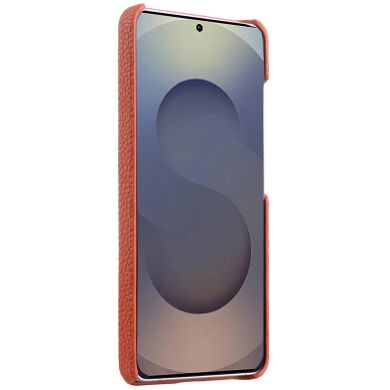 Шкіряний чохол MELKCO Leather Case для Samsung Galaxy S26 Ultra (S948) - Orange