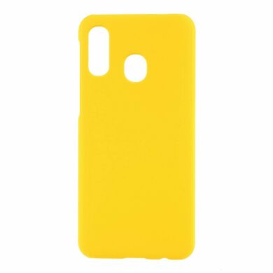 Пластиковий чохол Deexe Hard Shell для Samsung Galaxy A40 (А405) - Yellow