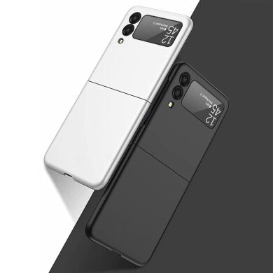 Пластиковый чехол Deexe Hard Shell (FF) для Samsung Galaxy Flip 3 - Grey