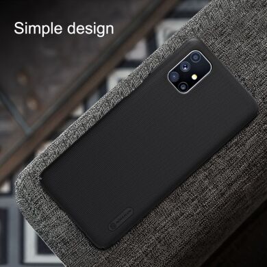 Пластиковый чехол NILLKIN Frosted Shield для Samsung Galaxy M51 (M515) - Black