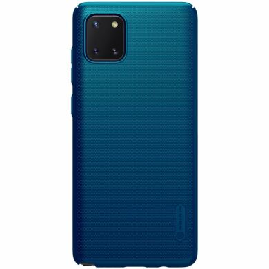 Пластиковый чехол NILLKIN Frosted Shield для Samsung Galaxy Note 10 Lite (N770) - Blue
