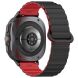 Ремінець Deexe Magnetic Band для Samsung Galaxy Watch Ultra (47mm) - Black / Red