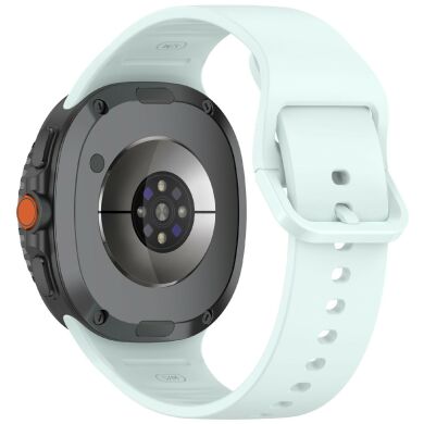 Ремешок Deexe Silicone Band для Samsung Galaxy Watch 8 (40/44mm) / 8 Classic - Mint Green
