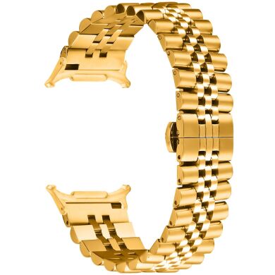Ремешок Deexe Stainless Steel QuickFit для Samsung Galaxy Watch 8 (40/44mm) / 8 Classic / Ultra (2025) - Gold