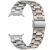 Ремінець Deexe Stainless Steel Strap для Samsung Galaxy Watch Ultra (2025) - Silver / Rose Gold