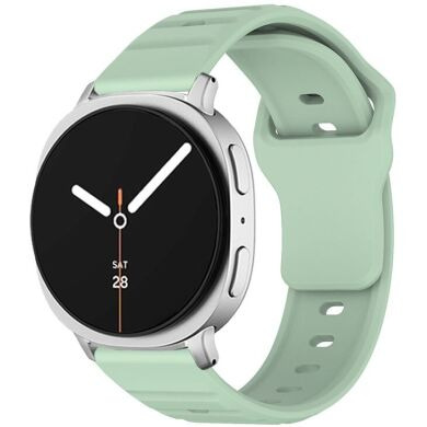 Ремешок KALEBOL Wave Pattern для Samsung Galaxy Watch 8 (40/44mm) / 8 Classic - Teal