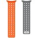 Ремешок Reframe Sport Band для Samsung Galaxy Watch Ultra (47mm) / Ultra (2025) - Grey / Orange. Фото 2 из 5