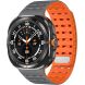 Ремешок Reframe Sport Band для Samsung Galaxy Watch Ultra (47mm) / Ultra (2025) - Grey / Orange. Фото 3 из 5