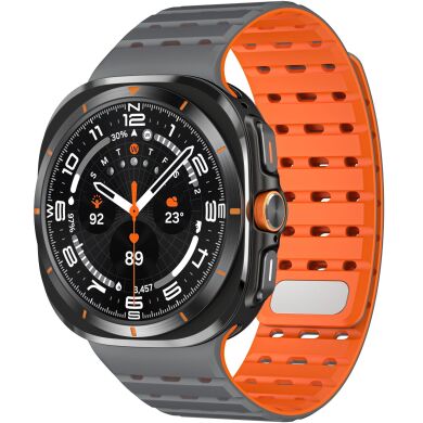 Ремешок Reframe Sport Band для Samsung Galaxy Watch Ultra (47mm) / Ultra (2025) - Grey / Orange