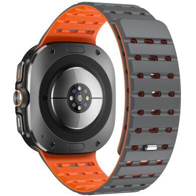 Ремешок Reframe Sport Band для Samsung Galaxy Watch Ultra (47mm) / Ultra (2025) - Grey / Orange