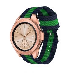 Ремешок UniCase Nylon для Samsung Galaxy Watch 42mm / Watch 3 41mm - Blue / Green