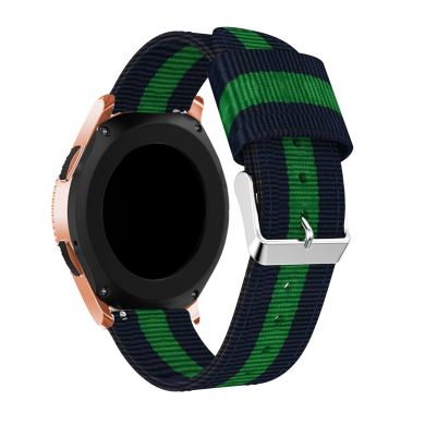 Ремешок UniCase Nylon для Samsung Galaxy Watch 42mm / Watch 3 41mm - Blue / Green
