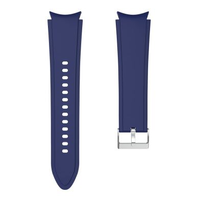 Ремешок UniCase Silicone Strap для Samsung Galaxy Watch 4 Classic (46mm) / Watch 4 Classic (42mm) / Watch 4 (40mm) / Watch 4 (44mm) - Dark Blue