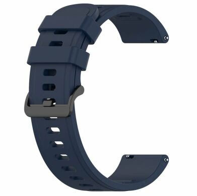 Ремешок UniCase Soft Silicone для часов с шириной крепления 22мм - Dark Blue