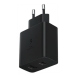 Сетевое зарядное устройство Samsung Power Adapter Duo (35W) EP-TA220NBEGRU - Black. Фото 2 из 3