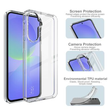 Силиконовый чехол IMAK UX-10 Series для Samsung Galaxy A57 (A576) - Transparent