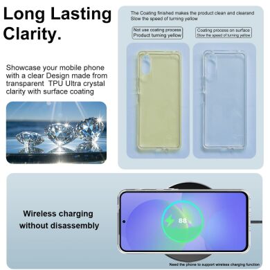 Силиконовый чехол IMAK UX-10 Series для Samsung Galaxy A57 (A576) - Transparent