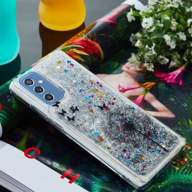 Силіконовий (TPU) чохол Deexe Fashion Glitter для Samsung Galaxy M52 (M526) - Dandelion