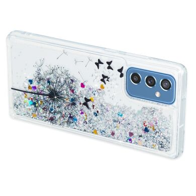 Силиконовый (TPU) чехол Deexe Fashion Glitter для Samsung Galaxy M52 (M526) - Dandelion