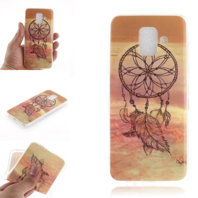 Силиконовый (TPU) чехол Deexe Life Style для Samsung Galaxy A6 2018 (A600) - Dream Catcher in Sky