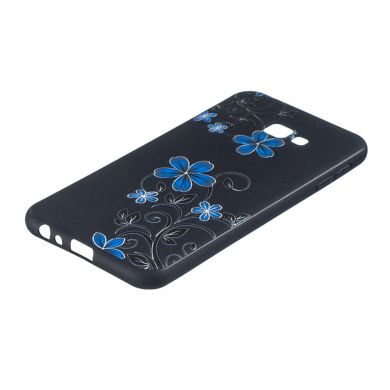 Силіконовий (TPU) чохол Deexe Life Style для Samsung Galaxy J4+ (J415) - Blue Flower