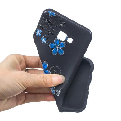 Силіконовий (TPU) чохол Deexe Life Style для Samsung Galaxy J4+ (J415) - Blue Flower