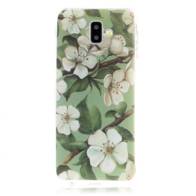 Силиконовый (TPU) чехол Deexe Life Style для Samsung Galaxy J6+ (J610) - Vivid Flowers