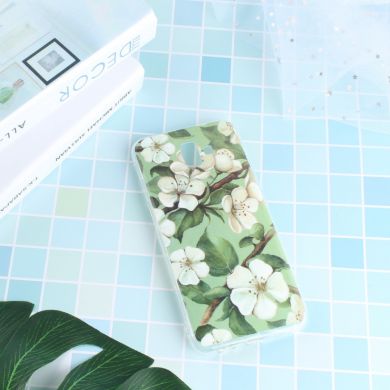 Силіконовий (TPU) чохол Deexe Life Style для Samsung Galaxy J6+ (J610) - Vivid Flowers