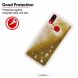Силиконовый (TPU) чехол Deexe Liquid Glitter для Samsung Galaxy A10s (A107) - Gold. Фото 4 из 7