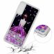 Силіконовий (TPU) чохол Deexe Liquid Glitter для Samsung Galaxy A70 (A705) - Girl`s Back