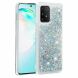Силиконовый (TPU) чехол Deexe Liquid Glitter для Samsung Galaxy S10 Lite (G770) - Silver. Фото 3 из 7