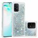 Силиконовый (TPU) чехол Deexe Liquid Glitter для Samsung Galaxy S10 Lite (G770) - Silver. Фото 1 из 7