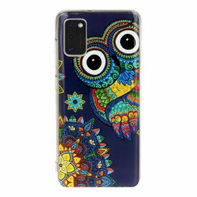 Силіконовий (TPU) чохол Deexe LumiCase для Samsung Galaxy A41 (A415) - Owl