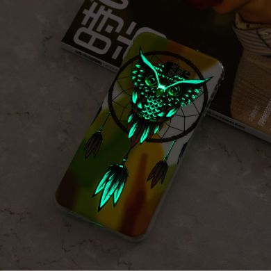 Силіконовий (TPU) чохол Deexe LumiCase для Samsung Galaxy J4+ (J415) - Owl Dream Catcher