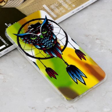 Силіконовий (TPU) чохол Deexe LumiCase для Samsung Galaxy J4+ (J415) - Owl Dream Catcher