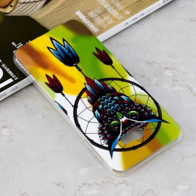 Силіконовий (TPU) чохол Deexe LumiCase для Samsung Galaxy J4+ (J415) - Owl Dream Catcher
