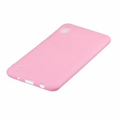 Силіконовий (TPU) чохол Deexe Matte Case для Samsung Galaxy A10 (A105), Pink