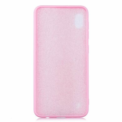 Силиконовый (TPU) чехол Deexe Matte Case для Samsung Galaxy A10 (A105) - Pink