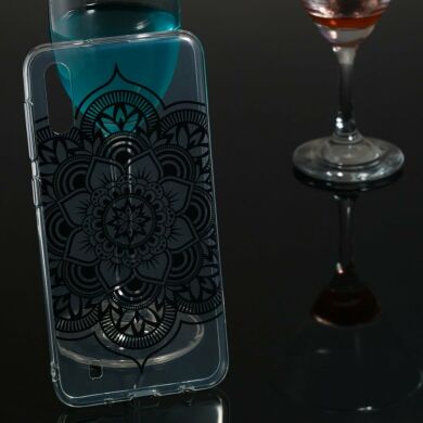 Силиконовый (TPU) чехол Deexe Pretty Glossy для Samsung Galaxy M10 (M105) - Henna Flower