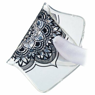 Силиконовый (TPU) чехол Deexe Pretty Glossy для Samsung Galaxy M10 (M105) - Henna Flower