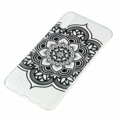 Силиконовый (TPU) чехол Deexe Pretty Glossy для Samsung Galaxy M10 (M105) - Henna Flower