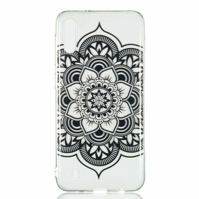 Силиконовый (TPU) чехол Deexe Pretty Glossy для Samsung Galaxy M10 (M105) - Henna Flower