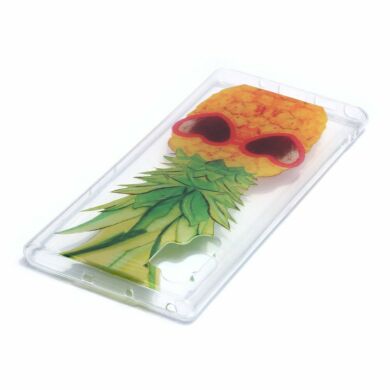 Силіконовий (TPU) чохол Deexe Pretty Glossy для Samsung Galaxy Note 10+ (N975) - Pineapple