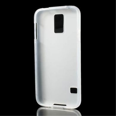 Силиконовый (TPU) чехол Deexe Soft Case для Samsung Galaxy S5 - White